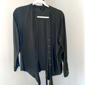Army Green Button Up
